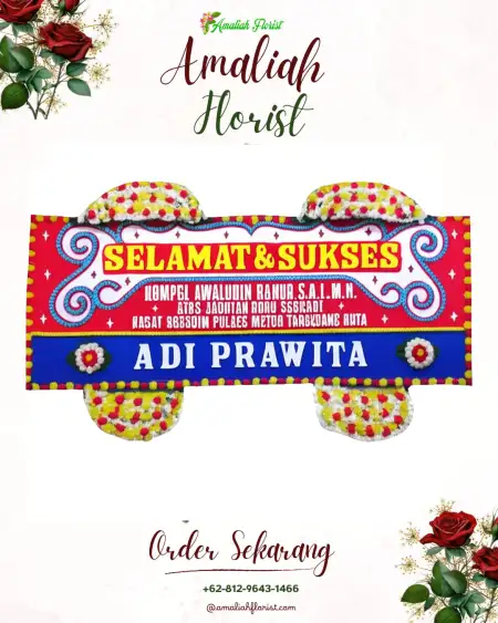 Papan Bunga Ucapan Selamat Surya Bahari